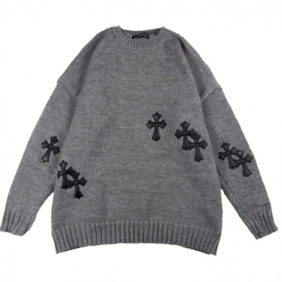 Chrome Hearts 2019 Mens Crew-neck Sweater - 크롬하츠 2019 남성 크루넥 스웨터 Chr0073x.Size(m - 2xl).그레이