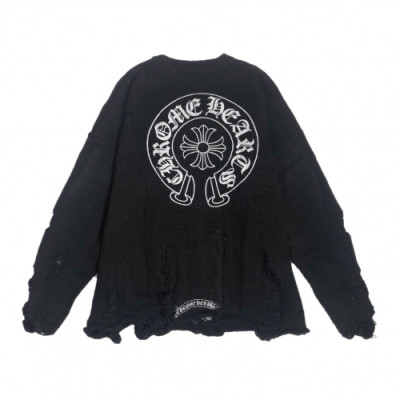 Chrome Hearts 2019 Mens Crew-neck Sweater - 크롬하츠 2019 남성 크루넥 스웨터 Chr0087x.Size(s - 2xl).블랙