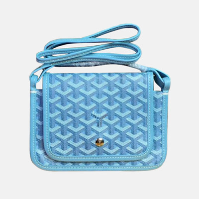 Goyard 2019 PVC Plumet Mini Shoulder Cross Bag,20.5cm - 고야드 2019 PVC 플뤼메 미니 숄더 크로스백,GYB0213,20.5cm,스카이블루