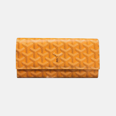 Goyard 2019 Mm / Wm PVC Wallet - 고야드 2019 남여공용 PVC 장지갑 GYW0074,옐로우