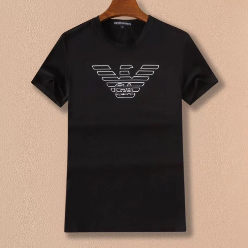[알마니]Armani 2019 Mens Logo Cotton Short Sleeved Tshirts - 알마니 2019 남성 로고 코튼 반팔티 Arm0484x.Size(m - 3xl).블랙