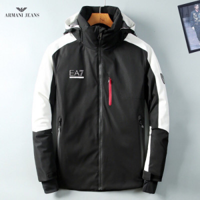 [알마니]Armani 2019 Mens Casual Goose Down Jackets - 알마니 2019 남성 캐쥬얼 구스다운 자켓 Arm0494x.Size(m - 3xl).블랙