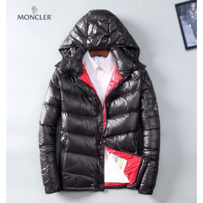 [몽클레어]Moncler 2019 Mens Patch Logo Modern Goose Down Padding - 몽클레어 2019 남성 패치 로고 모던 구스다운 패딩 Moc01284x.Size(m - 3xl).블랙