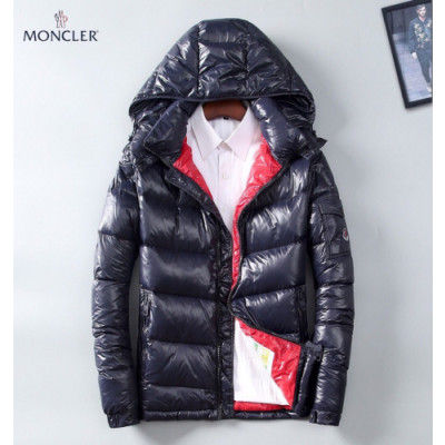 [몽클레어]Moncler 2019 Mens Patch Logo Modern Goose Down Padding - 몽클레어 2019 남성 패치 로고 모던 구스다운 패딩 Moc01285x.Size(m - 3xl).네이비