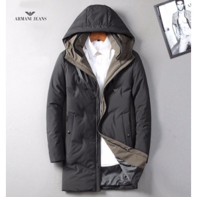 [알마니]Armani 2019 Mens Casual Down Jackets - 알마니 2019 남성 캐쥬얼 다운 자켓 Arm0496x.Size(m - 3xl).블랙