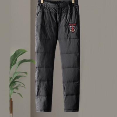 [버버리]Burberry 2019 Mens Logo Casual Down Training Pants - 버버리 2019 남성 로고 캐쥬얼 다운 트레이닝 팬츠 Bur01755x.Size(m - 4xl).블랙