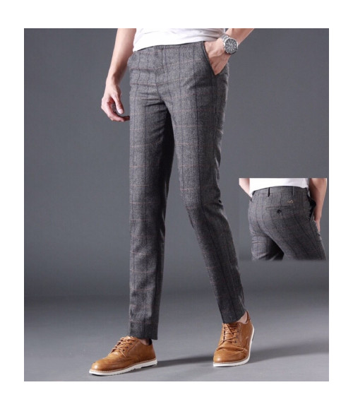 [에르메스]Hermes 2019 Mens Business Classic Cotton Pants - 에르메스 2019 남성 비지니스 클래식 코튼 팬츠 Her0340x.Size(30 - 38).그레이