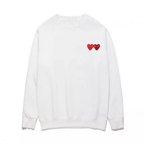 Cdgplay 2019 Unisex Print Heart Cotton Tshirts - 꼼데가르송 남/녀 프린트 하트 코튼 기모 긴팔티 - cdg53x