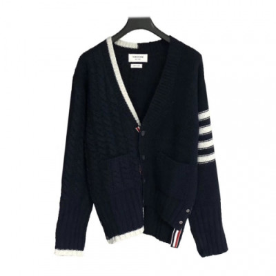 Thom Browne 2019  Womens Classic V-neck Knit Cardigan - 톰브라운 2019 여성 클래식 브이넥 니트 가디건 Thom0460x.Size(s - xl).네이비