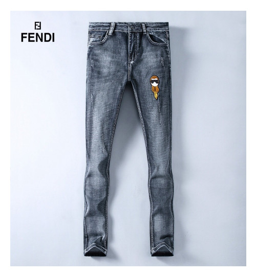 [매장판]Fendi 2019 Mens Classic Denim Jeans - 펜디 2019 남성 클래식 데님 청바지 Fen0493x.Size(29 - 38).블루