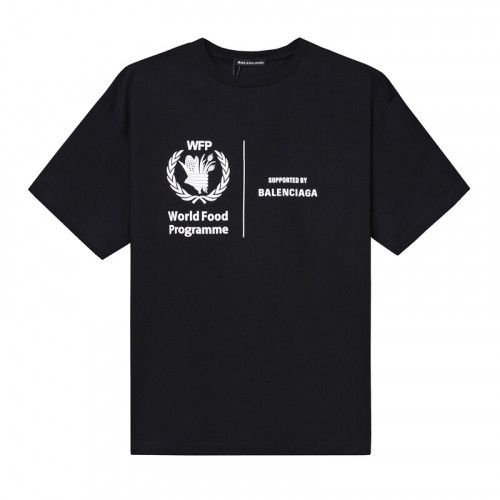 [발렌시아가]Balenciaga 2019 Mm/Wm Logo Cotton Short Sleeved Tshirts - 발렌시아가 2019 남자 로고 코튼 반팔티 Bal0415x.Size(xs - l).블랙