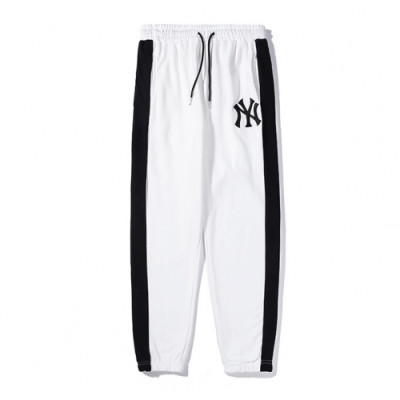 MLB 2019 Mens Logo Casual Training Pants - 엠엘비 2019 남성 로고 캐쥬얼 트레이닝 팬츠 Mlb0032x.Size(m - 2xl ).화이트