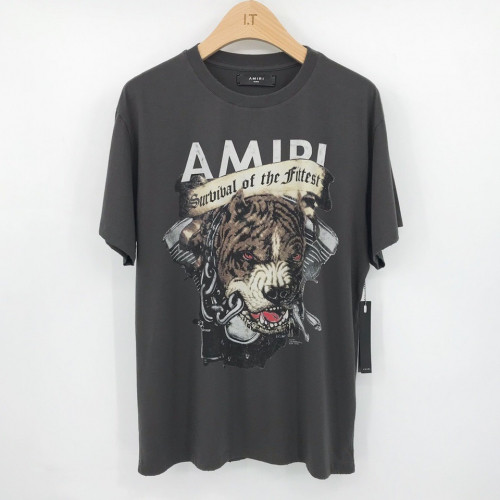Amiri 2020 Mens Lost Boys Printing Cotton Short Sleeved Tshirts - 아미리 2020 남성 로스트 보이 프린팅 코튼 반팔티 Ami0063x.Size(s - xl).그레이