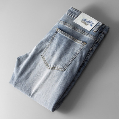 Dior 2019 Mens Logo Classic Denim Jeans - 디올 2019 남성 로고 클래식 데님 청바지 Dio0472x.Size(29 - 40).블루