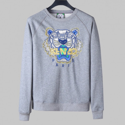 Kenzo Mens Gray Sweatshirts - 겐조 2019 남성 맨투맨 Ken73x