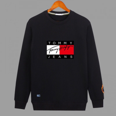 Tommy  2019 Mens Logo Cotton Man-to-man - 토미 2019 남성 로고 코튼 맨투맨 Tomy0015x.Size(m - 3xl).블랙