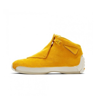 Air Jordan 2019 18 Mens Running Shoes - 에어조던 2019 18 남성용 런닝슈즈 ,AIRJS0028, Size(255 - 280), 옐로우