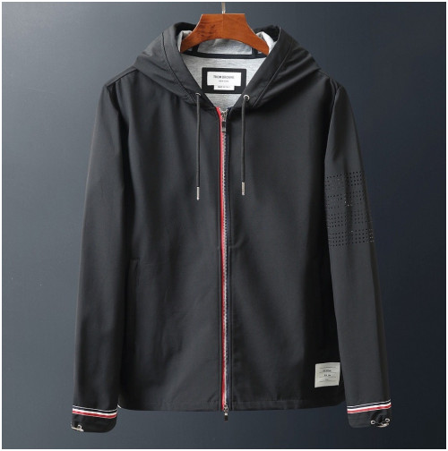 [톰브라운]Thom Browne 2019 Mens Casual Windproof Jacket - 톰브라운 2019 남성 캐쥬얼 방풍 자켓 Thom0464x.Size(m - 2xl).블랙