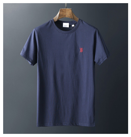 [버버리]Burberry 2019 Mm/Wm Logo Cotton Short Sleeved Tshirts - 버버리 2019 남자 로고 코튼 반팔티 Bur01824x.Size(m - 3xl).네이비