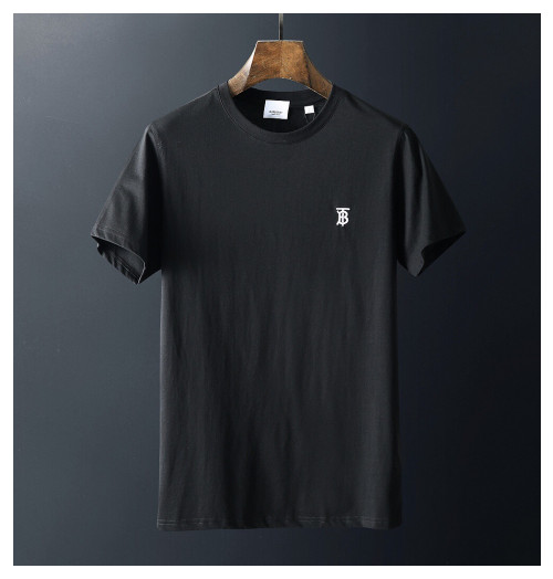[버버리]Burberry 2019 Mm/Wm Logo Cotton Short Sleeved Tshirts - 버버리 2019 남자 로고 코튼 반팔티 Bur01825x.Size(m - 3xl).블랙
