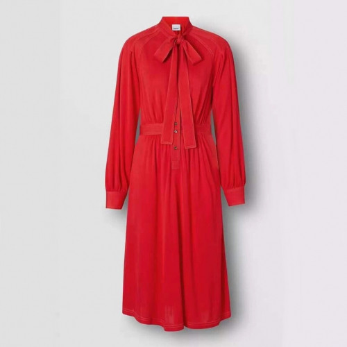 Burberry Ladies Trendy Ribbon One-piece - 버버리 여성 트렌디 리본 원피스 - bur1834x