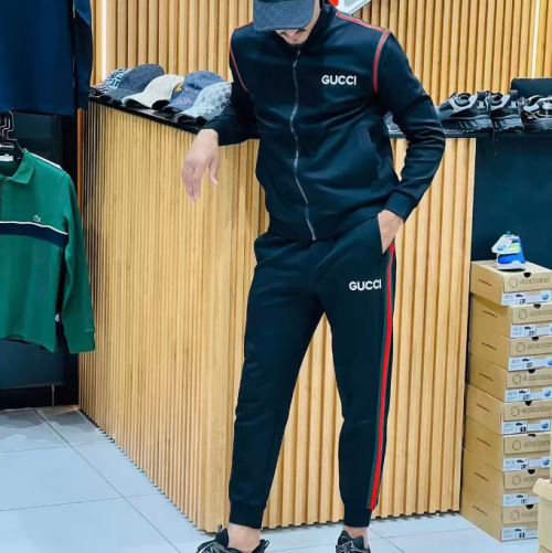 [구찌]Gucci 2025 Mens Logo Casual Clothes&Pants - 구찌 2025 남성 로고 캐쥬얼 트레이닝복&팬츠 Guc01953x.Size(m - 3xl).블랙