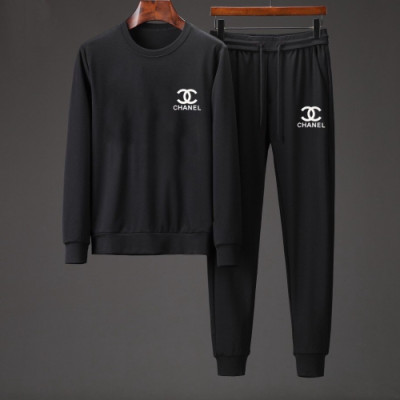 [샤넬]Chanel 2020 Mens Coco Cotton Training Clothes&Pans - 샤넬 2020 남성 코코 코튼 트레이닝복&팬츠 Cnl0518x.Size(m - 5xl).블랙