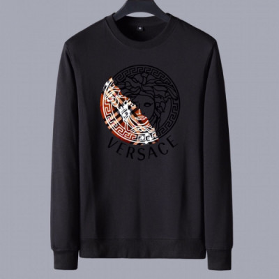 Versace 2020 Mens Medusa Crew-neck Silket Tshirts - 베르사체 2020 남성 메두사 크루넥 실켓 긴팔티 Ver0473x.Size(m - 4xl).2컬러(블랙/레드)