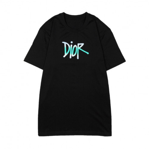 [디올]Dior 2020 Mm/Wm Logo Cotton Short Sleeved Tshirts - 디올 2020 남자 로고 코튼 반팔티 Dio0490x.Size(xs - 2xl).블랙