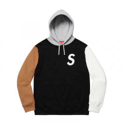 [슈프림]Supreme 2020 Mm/Wm Logo Cotton Hoodie - 슈프림 2020 남자 로고 코튼 기모 후드티 Sup0084x.Size(s - xl).블랙