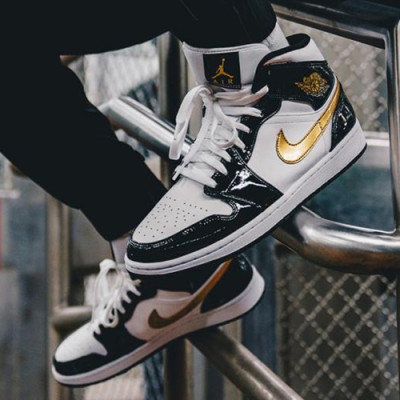 Air Jordan 1 x Nike 2019  Mens Running Shoes - 에어조던 1 x 나이키 2019 남성용 런닝슈즈 ,AIRJS0175, Size(255 - 280), 화이트+블랙