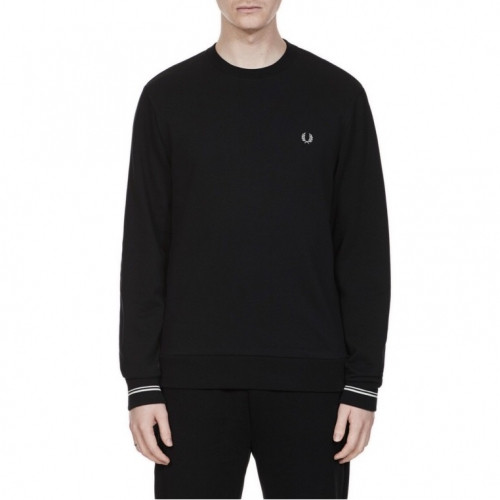 Fredperry 2020 Mens Logo Casual Cotton Tshirts - 프레드페리 2020 남성 로고 코튼 라운드티 Fre0013x.Size(s - xl).블랙