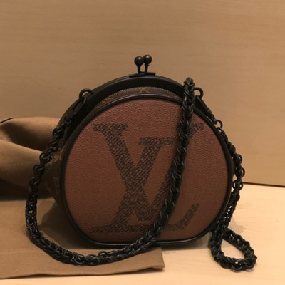 Louis Vuitton 2019 Mini Boite Chapeau Shoulder Cross Bag,14cm - 루이비통 2019 미니 부아트 샤포 숄더 크로스백 M68606,LOUB1935,14cm,브라운