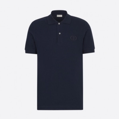 [디올]Dior 2020 Mens Logo Cotton Short Sleeved Polo Tshirts - 디올 2020 남성 로고 코튼 폴로 반팔티 Dio0508x.Size(s - 2xl).네이비