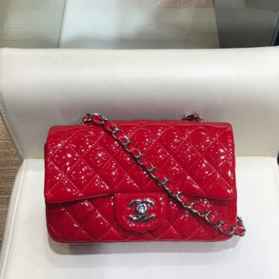 Chanel 2019 Leather Chain Shoulder Cross Bag,20CM - 샤넬 2019 여성용 레더 체인 숄더 크로스백,CHAB1386,20CM,레드