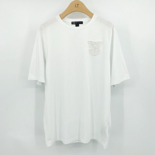 [요지야마모토]Y-3 2020 Mm/Wm Logo Basic Cotton Short Sleeved Tshirts - 요지야마모토 2020 남자 로고 베이직 코튼 반팔티 Y3/0053x.Size(s - xl).화이트