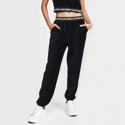 Alexsander Wang Womens Casual Velvet Pants - 알렉산더왕 2020 여성 캐쥬얼 벨벳 팬츠 Alw0065x.Size(s - l).블랙