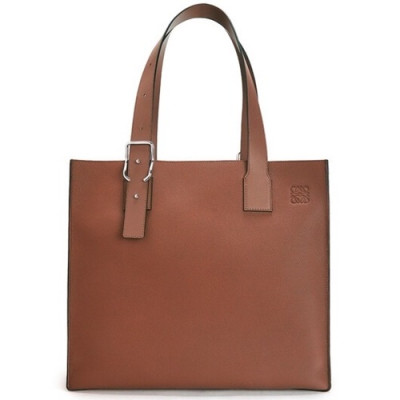 Loewe 2019 Leather Mens Tote Bag ,36CM - 로에베 2019 남성용 레더 토트백,LOEB0391, 36CM, 브라운