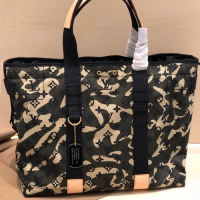 Louis Vuitton 2020 Tote Shoulder Shopper Bag,50cm - 루이비통 2020 남여공용 토트 숄더 쇼퍼백 M95783,LOUB1937,50cm,카키카모