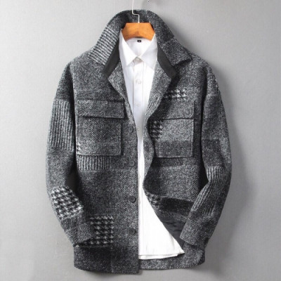 [버버리]Burberry 2020 Mens Casual Cashmere Jackets - 버버리 2020 남성 캐쥬얼 캐시미어 자켓 Bur01964x.Size(m - 3xl).그레이