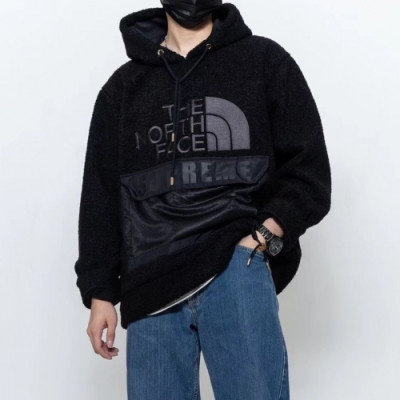 The North Face 2020 Mens Logo Flannel Hoodie - 노스페이스 2020 남성 로고 플란넬 후디 Nor0131x.Size(s - l).블랙