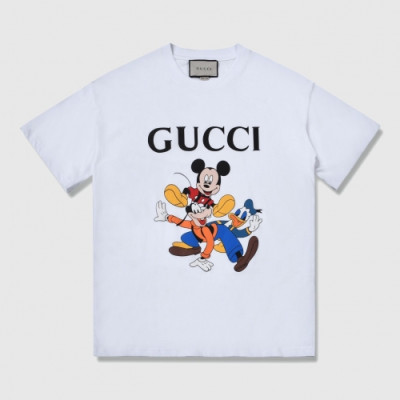 [매장판]Gucci 2020 Mm/Wm Logo Cotton Oversize Short Sleeved Tshirts - 구찌 2020 남자 로고 코튼 오버사이즈 반팔티 Guc02030x.Size(xs - l).화이트