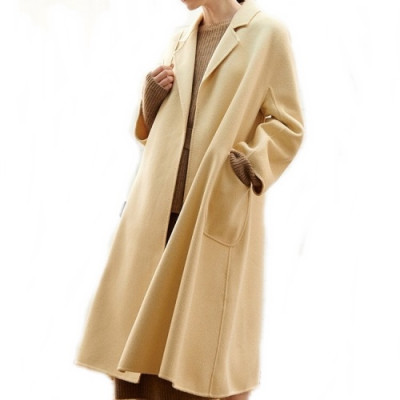 [매장판]Maxmara 2020 Ladies Business Cashmere Coats - 막스마라 2020 여성 비지니스 캐시미어 코트 Max0055x.Size(s - l).옐로우