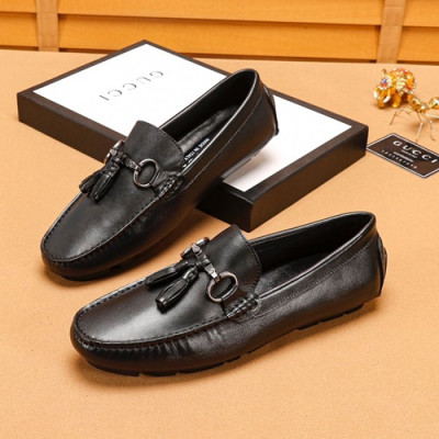 Gucci 2019 Mens Leather Loafer - 구찌 2019 남성용 레더 로퍼 GUCS0572,Size(240 - 270).블랙