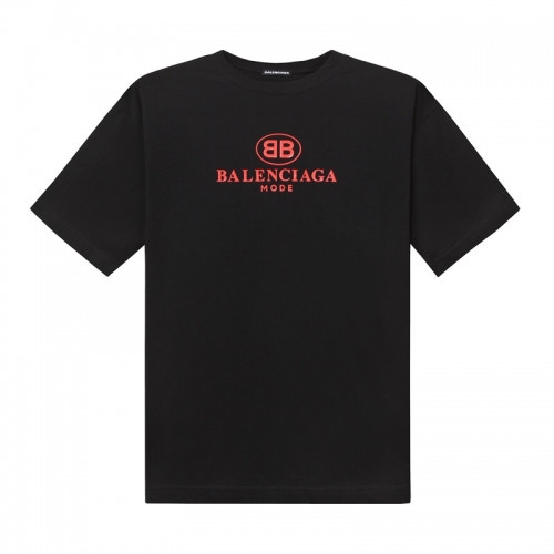 [발렌시아가]Balenciaga 2020 Mm/Wm Logo Cotton Short Sleeved Tshirts - 발렌시아가 2020 남자 로고 코튼 반팔티 Bal0468x.Size(xs - l).블랙