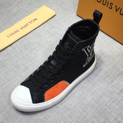 Louis Vuitton 2019 Mens Canvas Sneakers - 루이비통 2019 남성용 캔버스 스니커즈 LOUS0489,Size(240 - 270).블랙