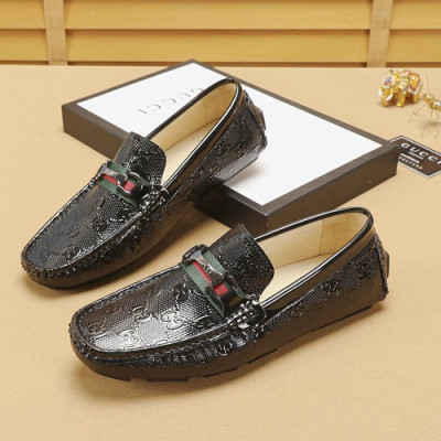 Gucci 2019 Mens Leather Loafer - 구찌 2019 남성용 레더 로퍼 GUCS0596,Size(240 - 270).블랙