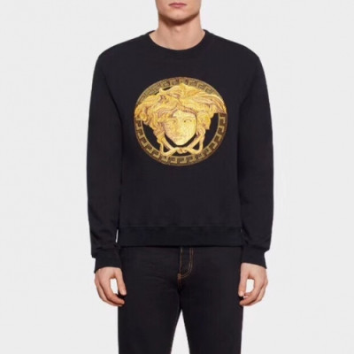 Versace 2020 Mens Medusa Crew-neck Cotton Tshirts - 베르사체 2020 남성 메두사 크루넥 코튼 긴팔티 Ver0515x.Size(s - 3xl).2컬러(블랙/화이트)