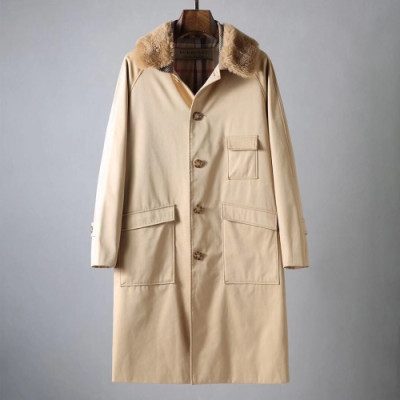 [버버리]Burberry 2020 Mens Vintage Cotton Trench Coats - 버버리 2020 남성 빈티지 코튼 트렌치 코트 Bur02028x.Size(m - 3xl).베이지