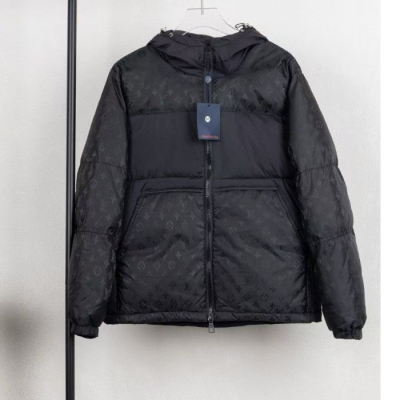 [루이비통]Louis vuitton 2025 Mens Logo Duck Down Padding - 루이비통 2025 남성 로고 덕다운 패딩 Lou01623x.Size(s - xl).블랙